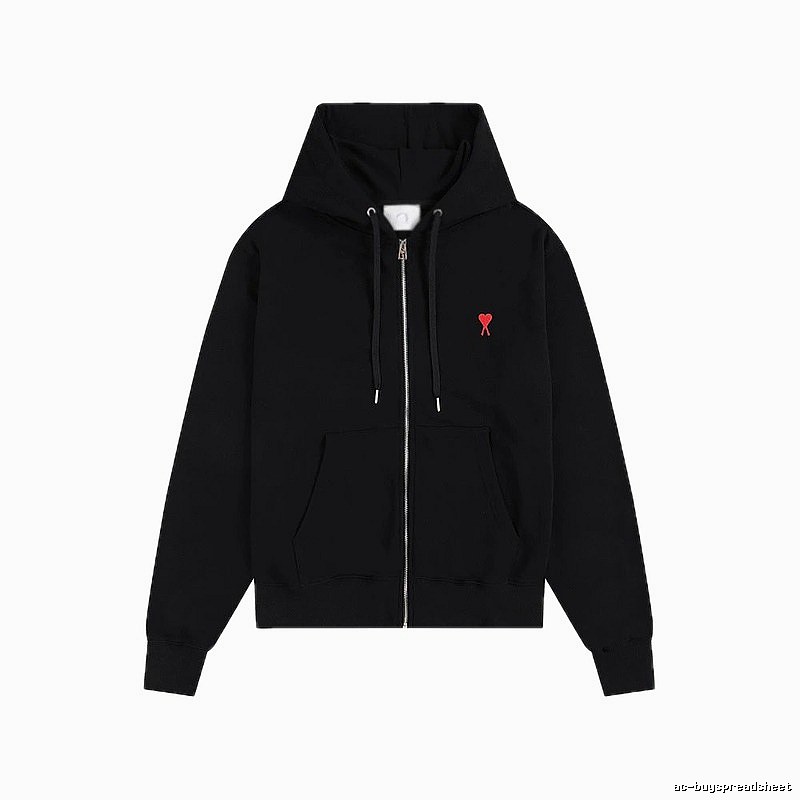 AMI Love Trend Brand Black Hoodie