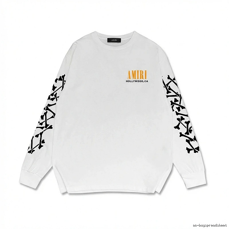 AMIRI Retro Style White Sweatshirt