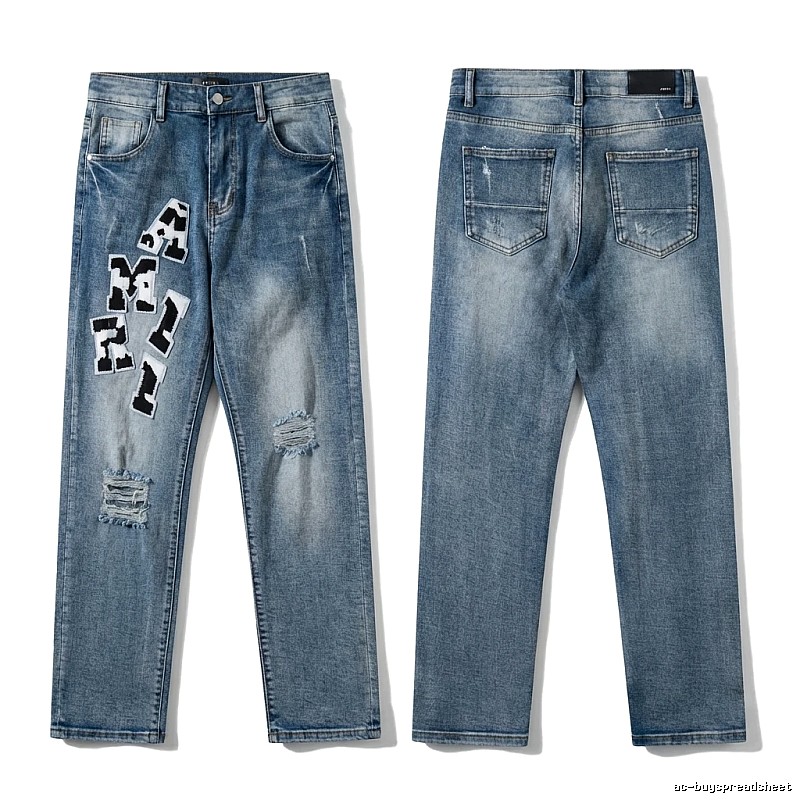 AMIRI Ripped Trendy Style Jeans