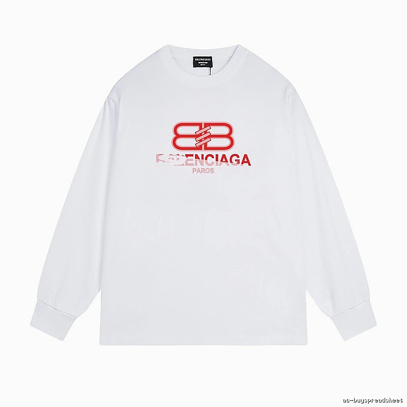 Balenciaga BB Print White T-shirt