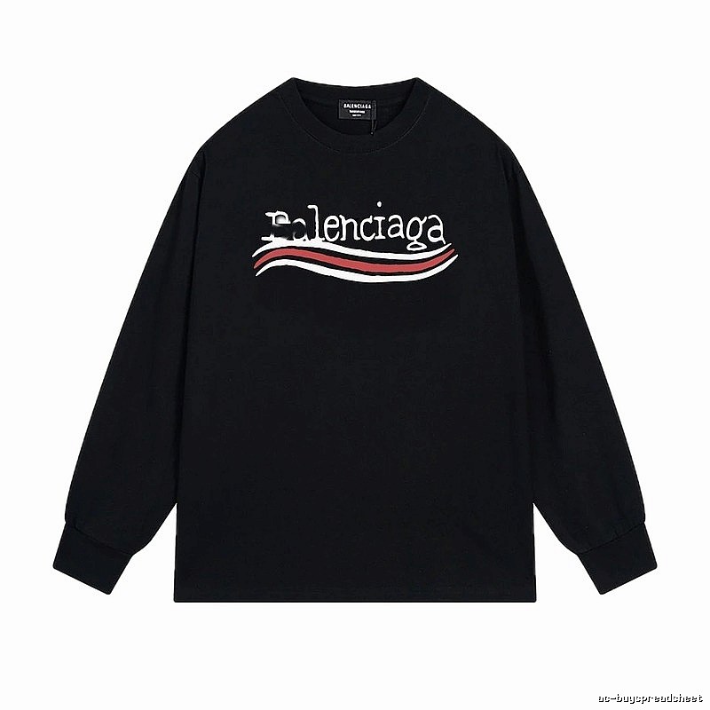 Balenciaga wavy black sweatshirt