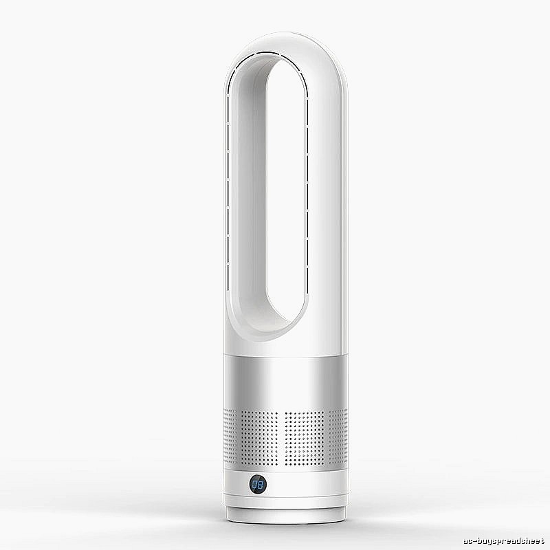 Bedside Airflow Bladeless Tower Fan 18-inch Single-cooling Version
