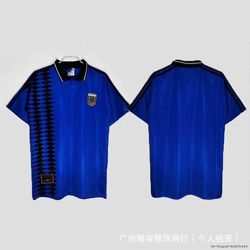 Brazil Premium Style Soccer jersey Blue Brazil Football for Resort Outfits