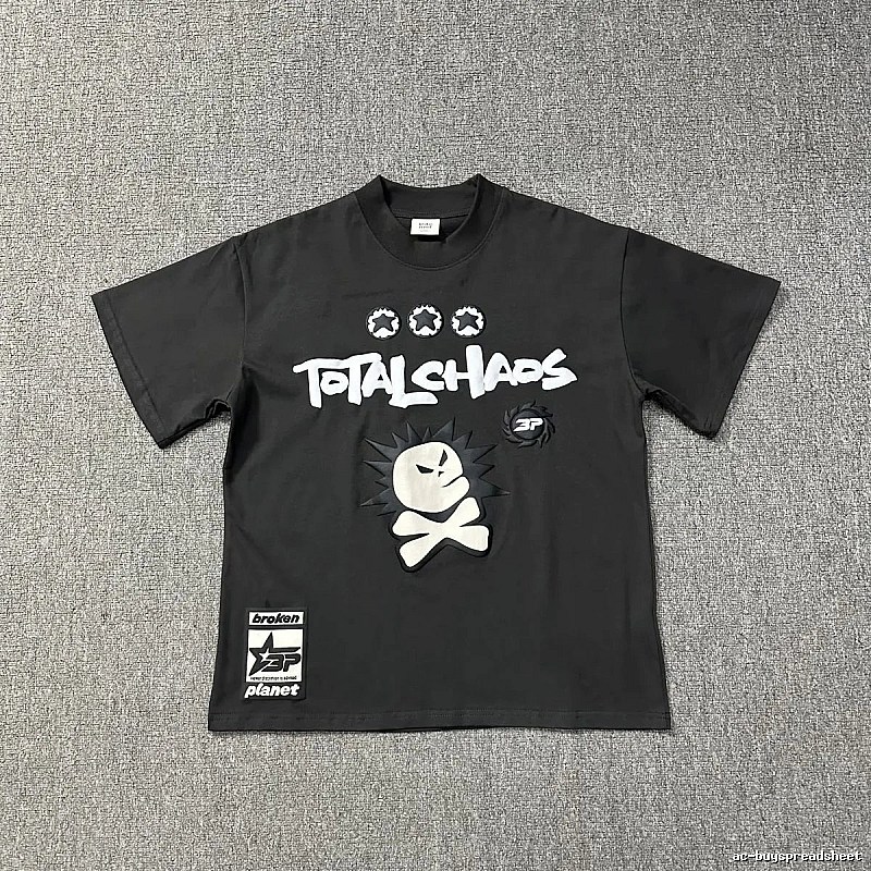 Broken Planet Logo Detail Graphic T-shirt White Cotton Bold with Relaxed Feel