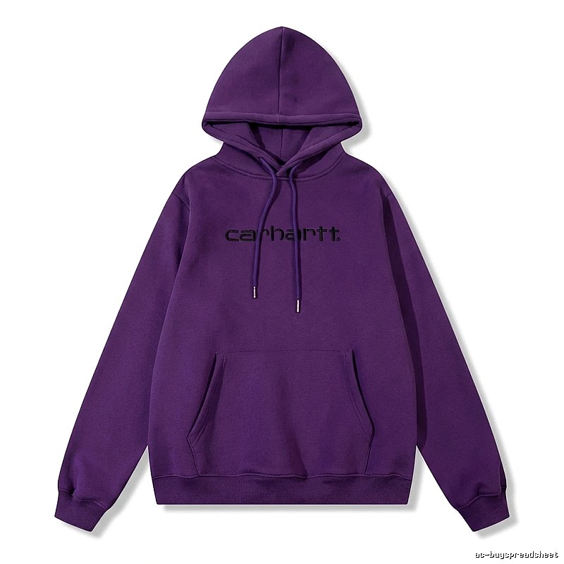 Carhartt simple-style purple sweatshirt
