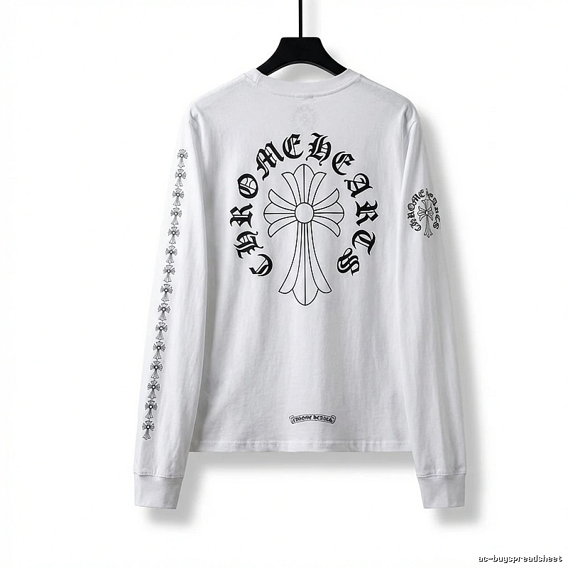 Chrome Hearts Cross Dark Style White T-shirt