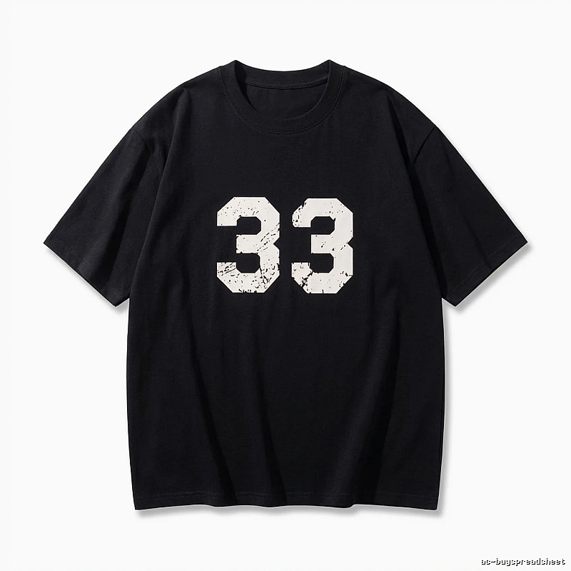 Chrome Hearts No. 33 Retro Black T-shirt