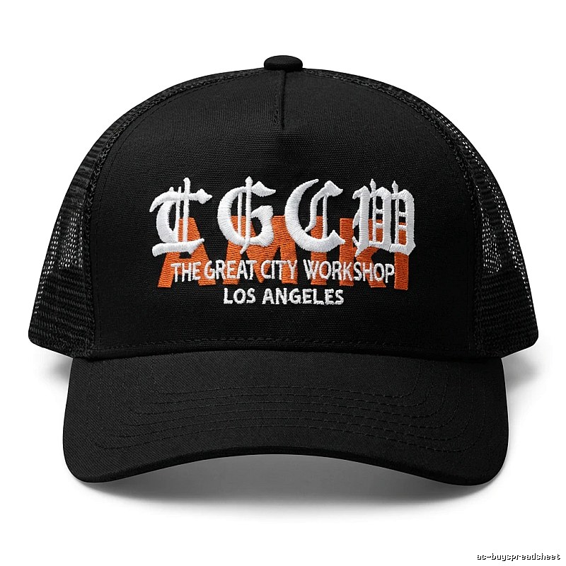 Chrome Hearts retro-style black hat