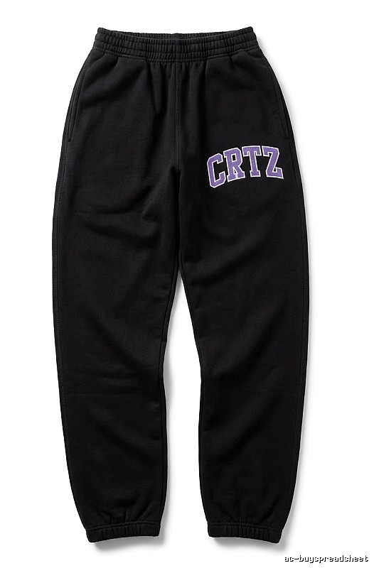 Corteiz CRTZ casual style black pants