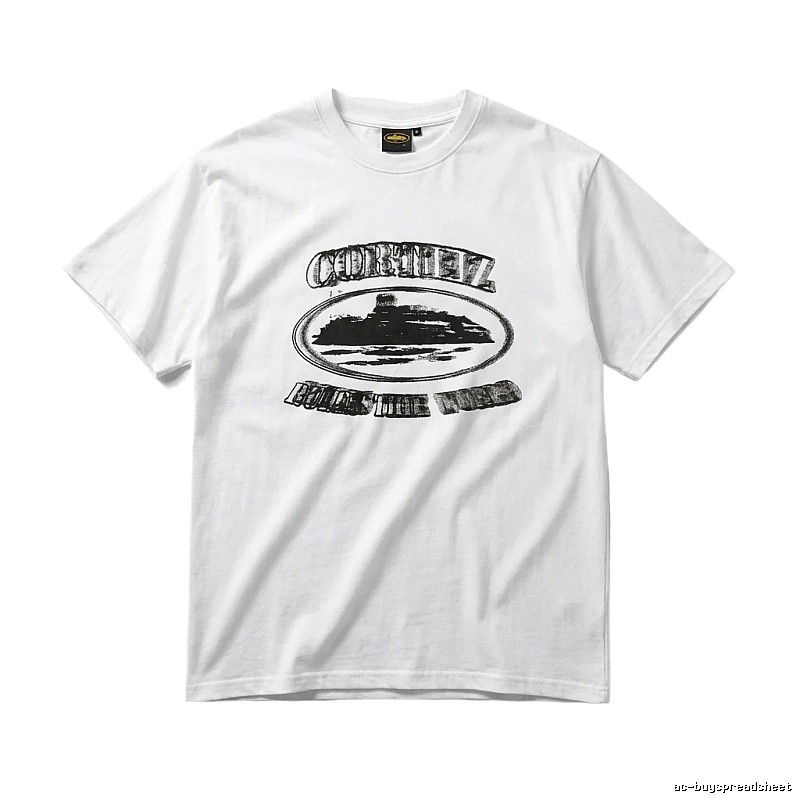 Corteiz retro-style white T-shirt