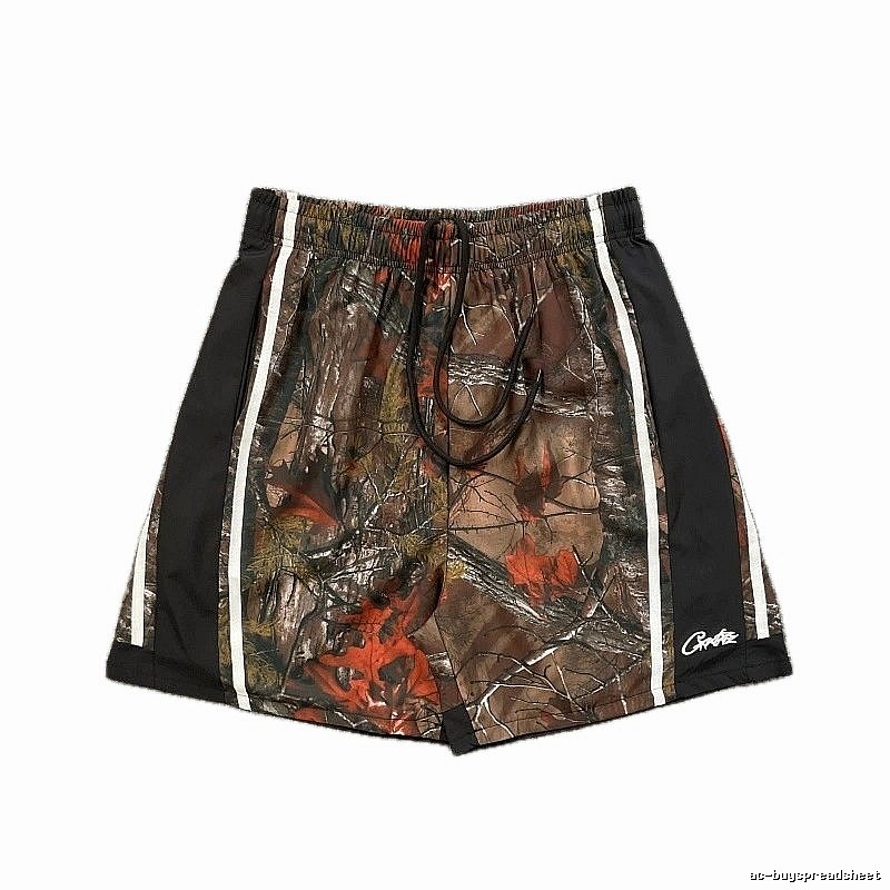 Corteiz Street Style Maple Camouflage Casual Shorts