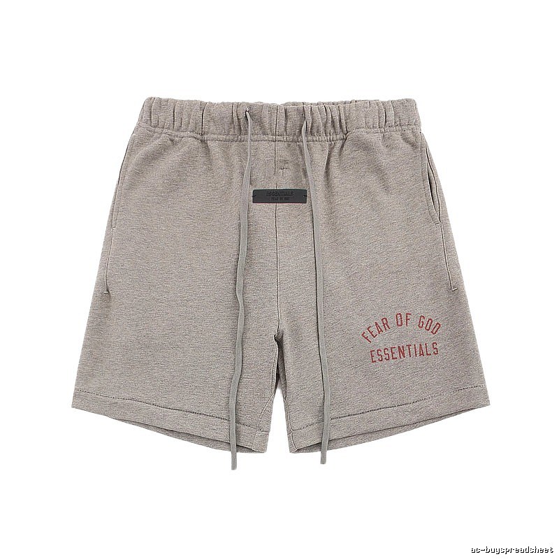 ESSENTIALS casual style grey shorts