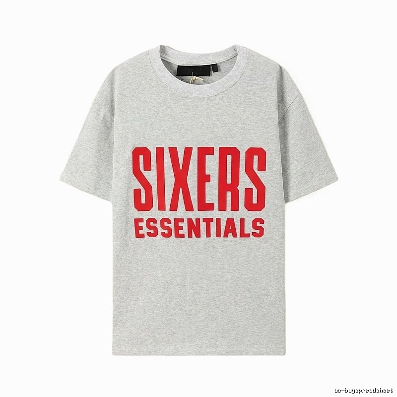 ESSENTIALS Grey Minimalist Style T-shirt