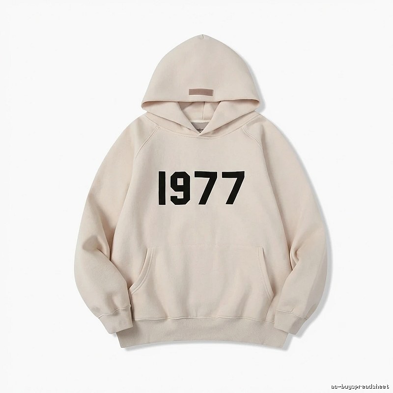 ESSENTIALS minimalist style off-white sweatshirt