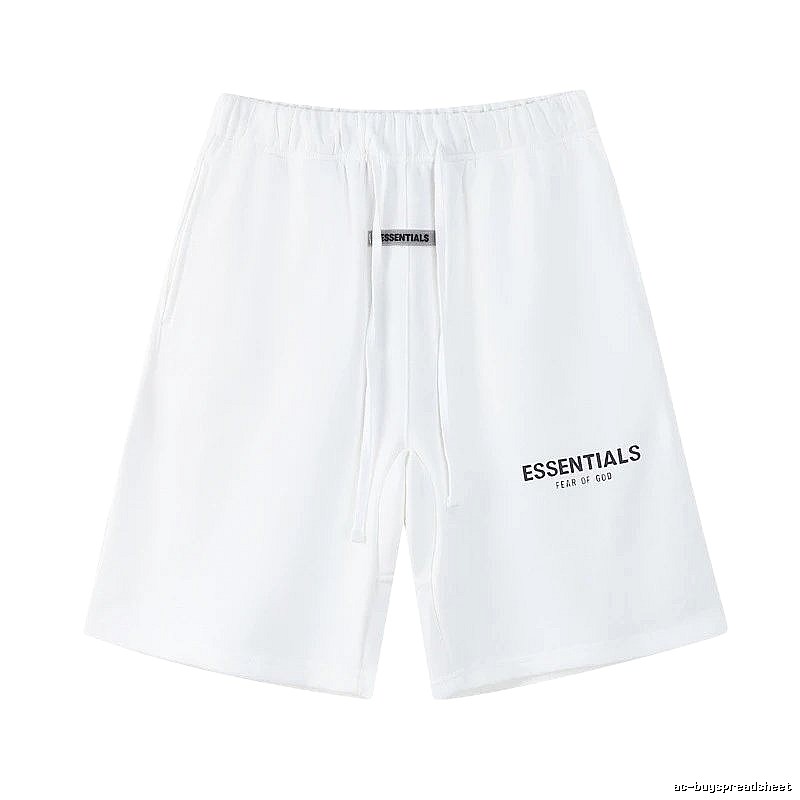 ESSENTIALS minimalist style white shorts