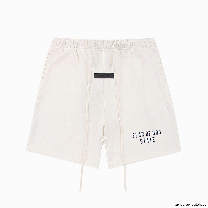 ESSENTIALS minimalist style white shorts