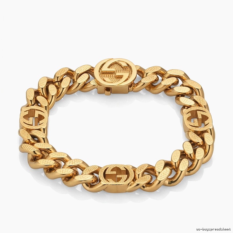 Gucci golden retro-style bracelet