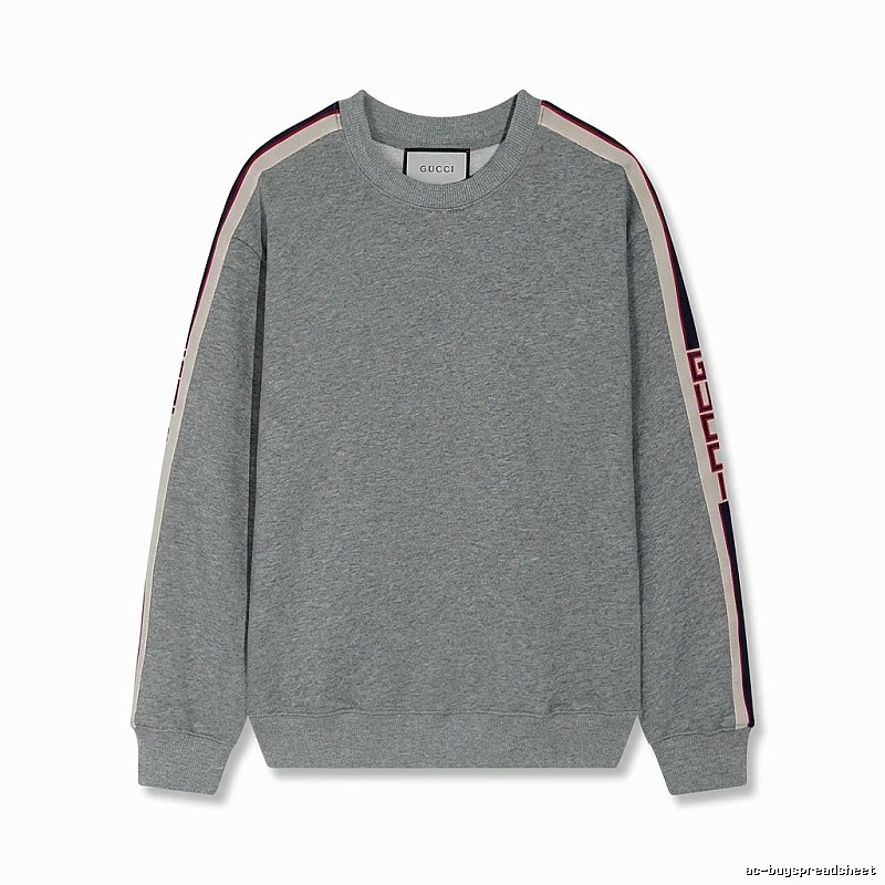 Gucci retro-style grey sweatshirt