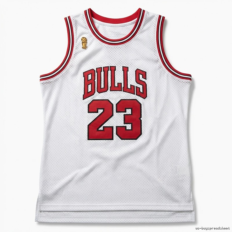 Michael Jordan retro-style white jersey
