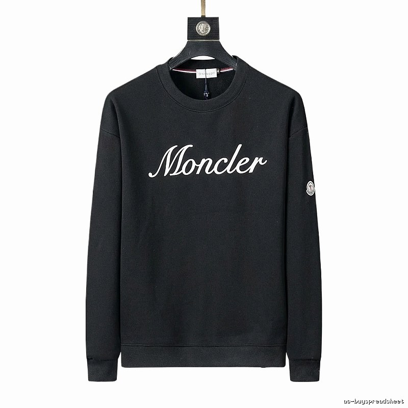 Moncler black simple sweatshirt