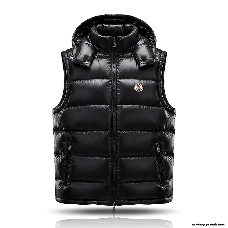 Moncler Black Trendy and Cool Down Vest