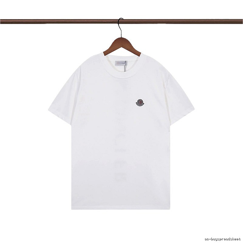 Moncler Classic Minimalist Style White Short-sleeve T-shirt