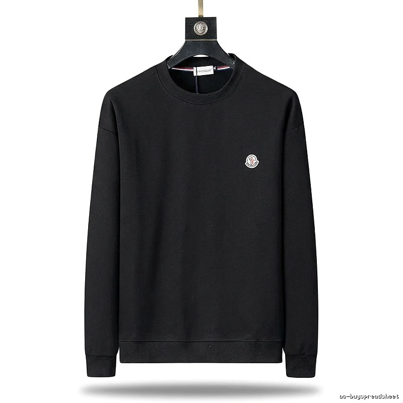 Moncler classic simple black sweatshirt