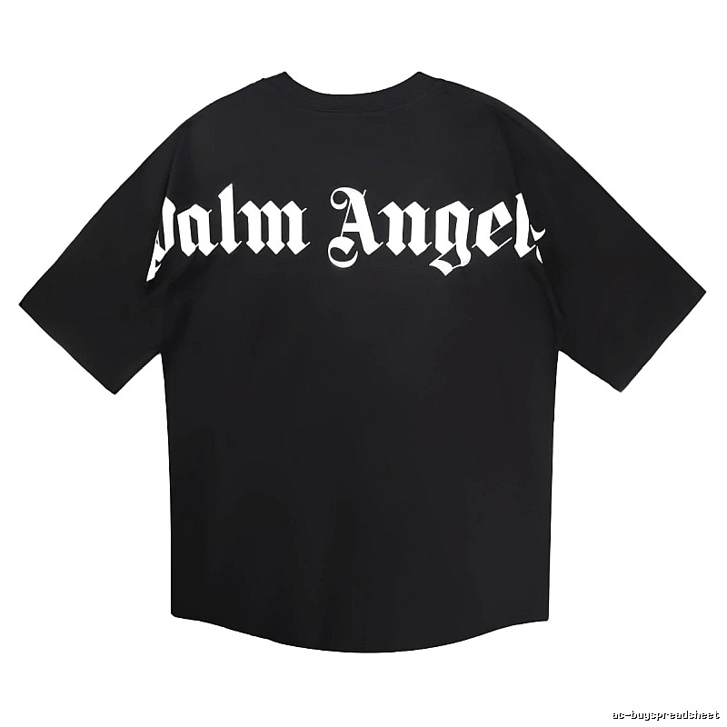 Palm Angels Patterned Logo T-shirt White Palm Tree with Signature Styling