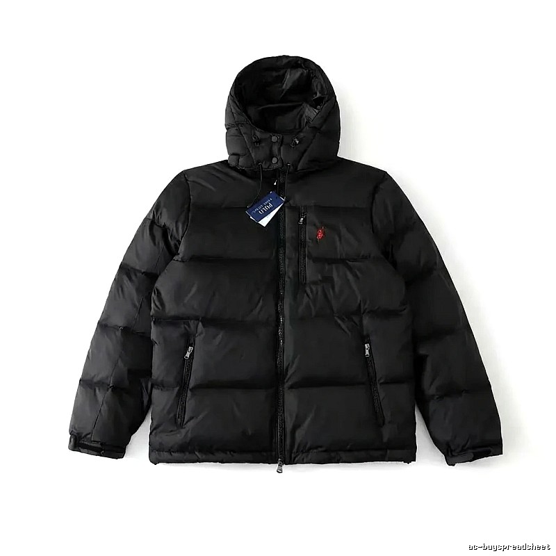Ralph Lauren classic black down jacket.