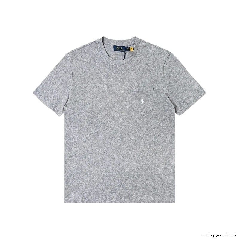Ralph Lauren minimalist style grey T-shirt