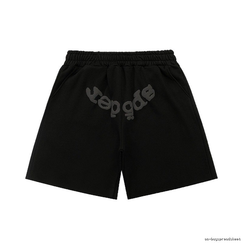 Sp5der letter trendy brand style shorts