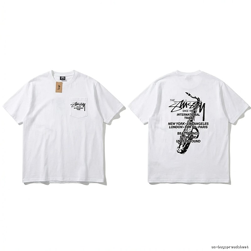 Stussy International Series Simple White T-shirt